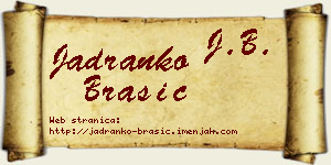 Jadranko Brašić vizit kartica